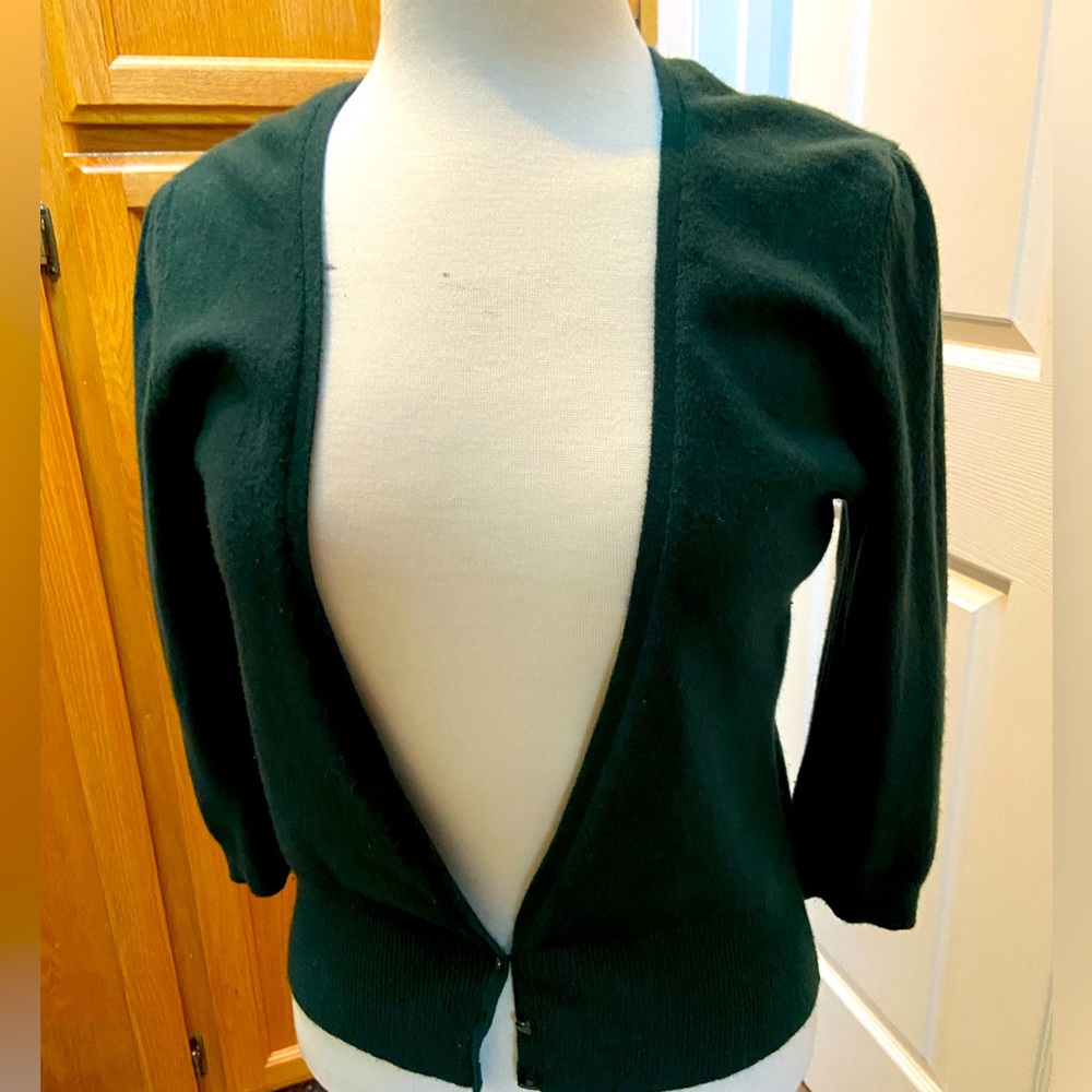 Halogen 100% Cashmere Emerald Green Sweater